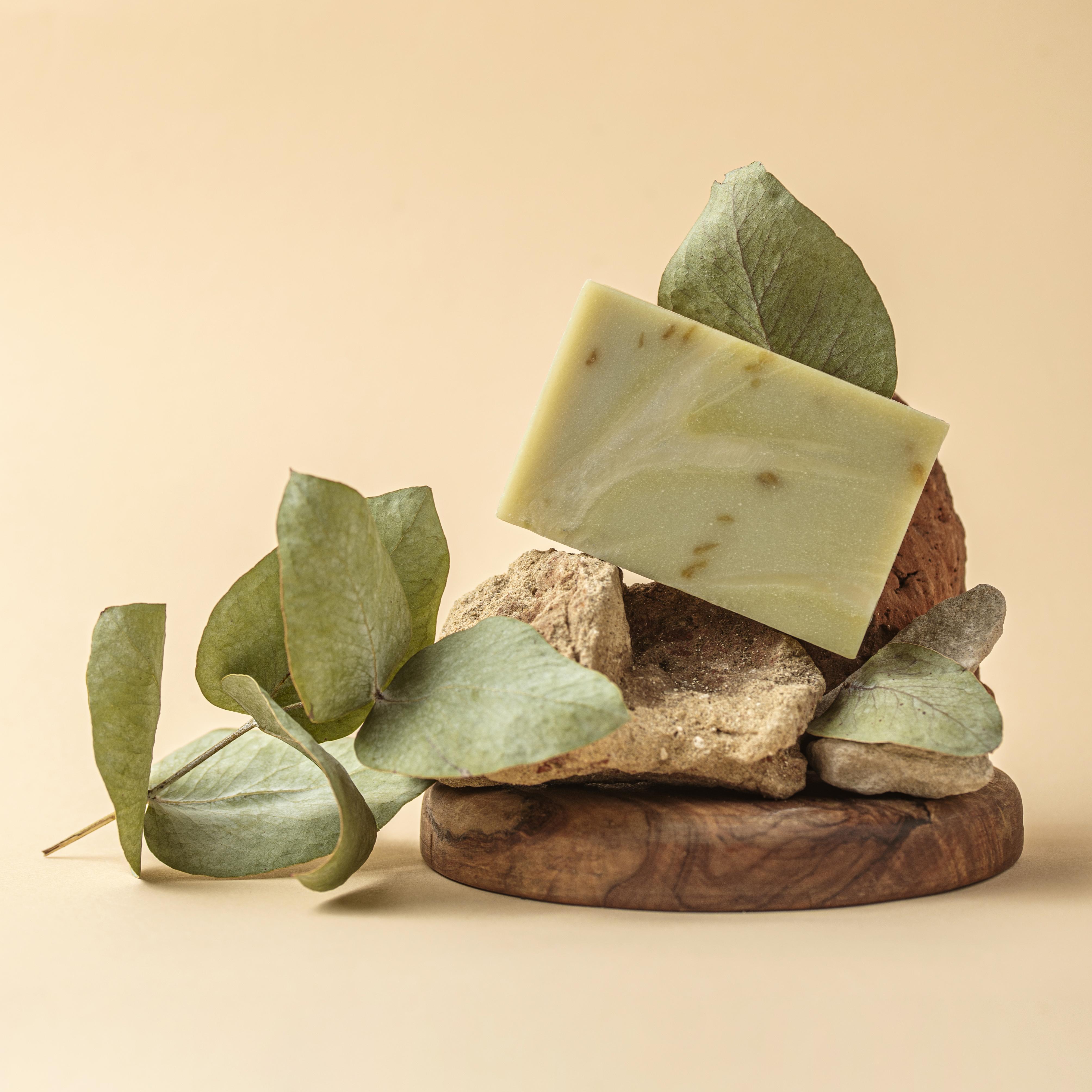 front-view-soap-made-from-green-plant front-view-soap-made-from-green-plant